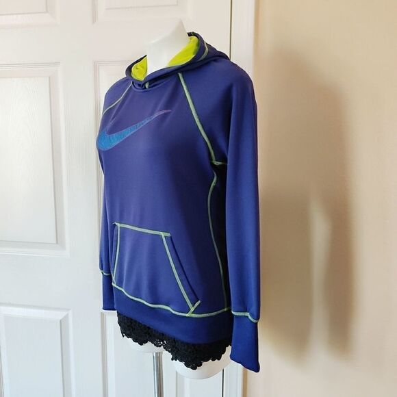 Nike Therma-Fit embroidered logo hoodie sz M - Picture 3 of 12